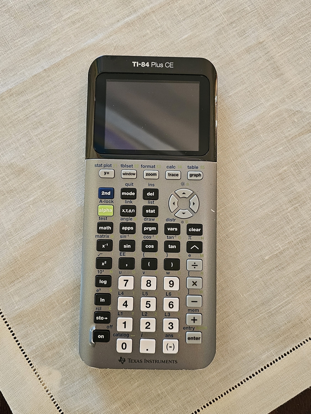 Texas Instruments TI-84 Plus CE Graphing Calculator - Silver/Black- Works - Picture 3 of 8